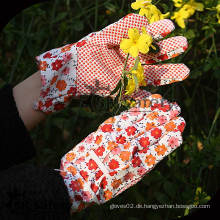 SRSAFETY 100% bedruckte Blumenbaumwollarbeit Damen Gartenhandschuhe